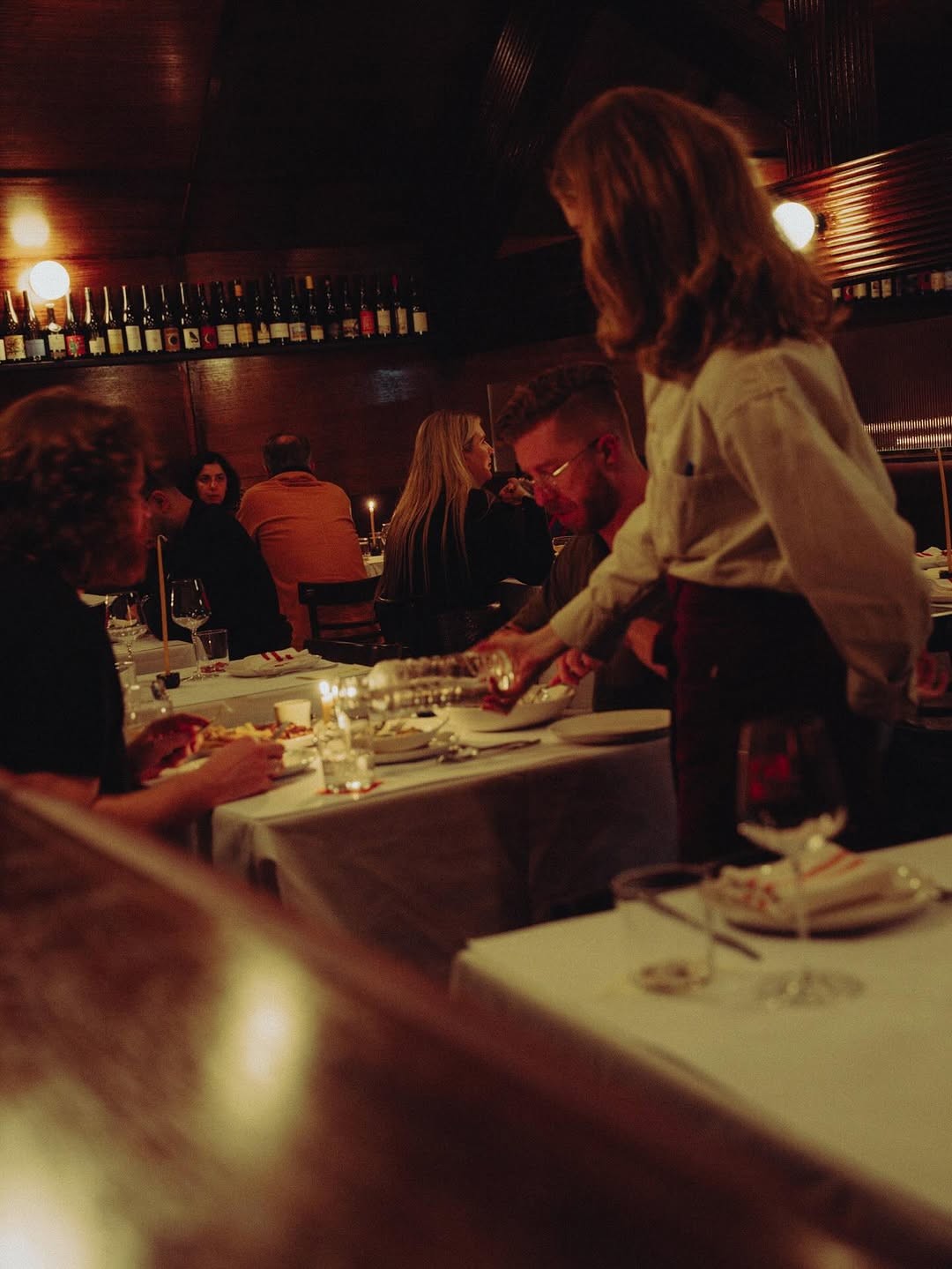 The bar in service